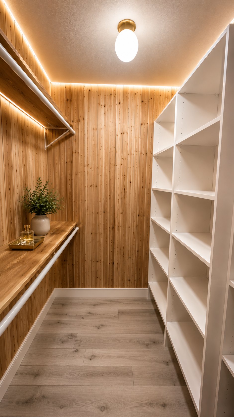 Custom walk-in closet